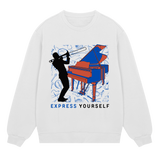 Jazz & Blues - Express Your Rhythm - Off white men - Sweatshirts