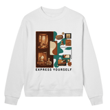 Nostalgic Collage - Past Meets Present - Off white women - Sweatshirts