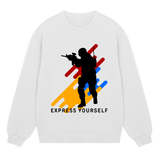 Heritage Re-imagined: Stylish Men’s Sweatshirt - Off white men - Sweatshirts