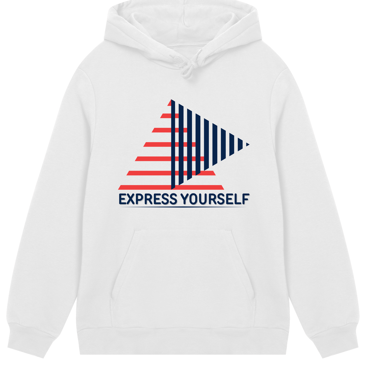 Bold Stripes - The Express Yourself Hoodie - Off white men - Hoodies