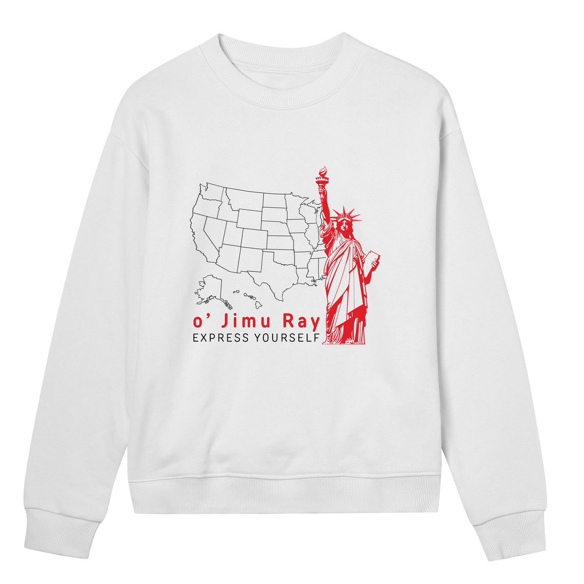 Liberty in Style - o' Jimu Ray 4th July Special - Off white women - Sweatshirts