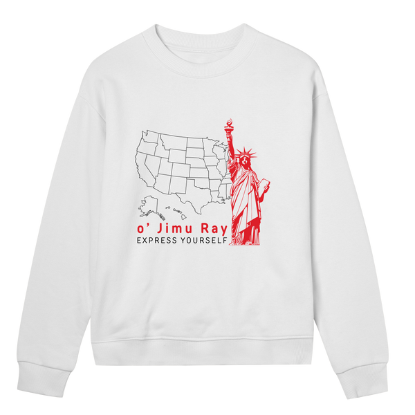 Liberty in Style - o' Jimu Ray 4th July Special - Off white women - Sweatshirts