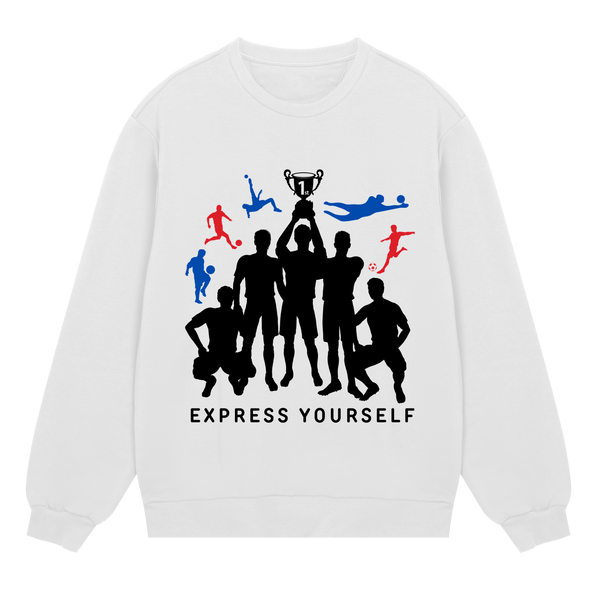 Bold Play - Stylish Soccer Design - Off white men - Sweatshirts