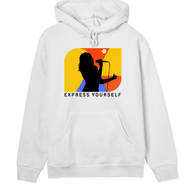 Bold Beats - Women's Self-Expression Hoodie - Off white women - Hoodies