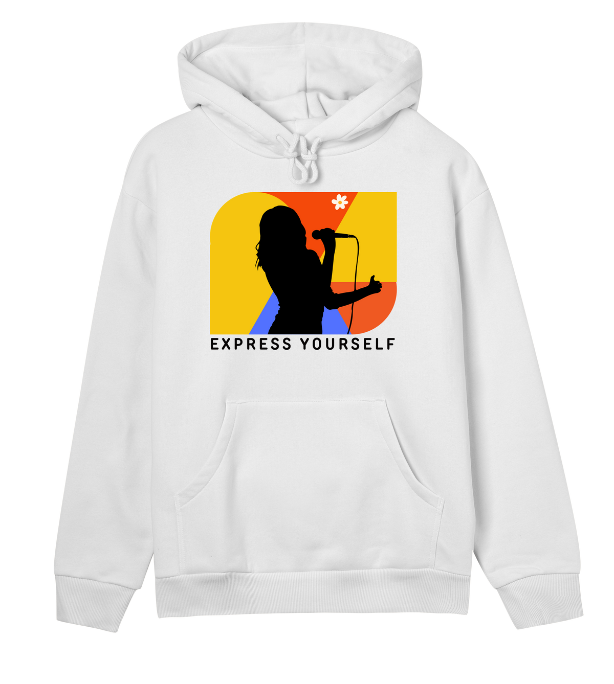 Bold Beats - Women's Self-Expression Hoodie - Off white women - Hoodies