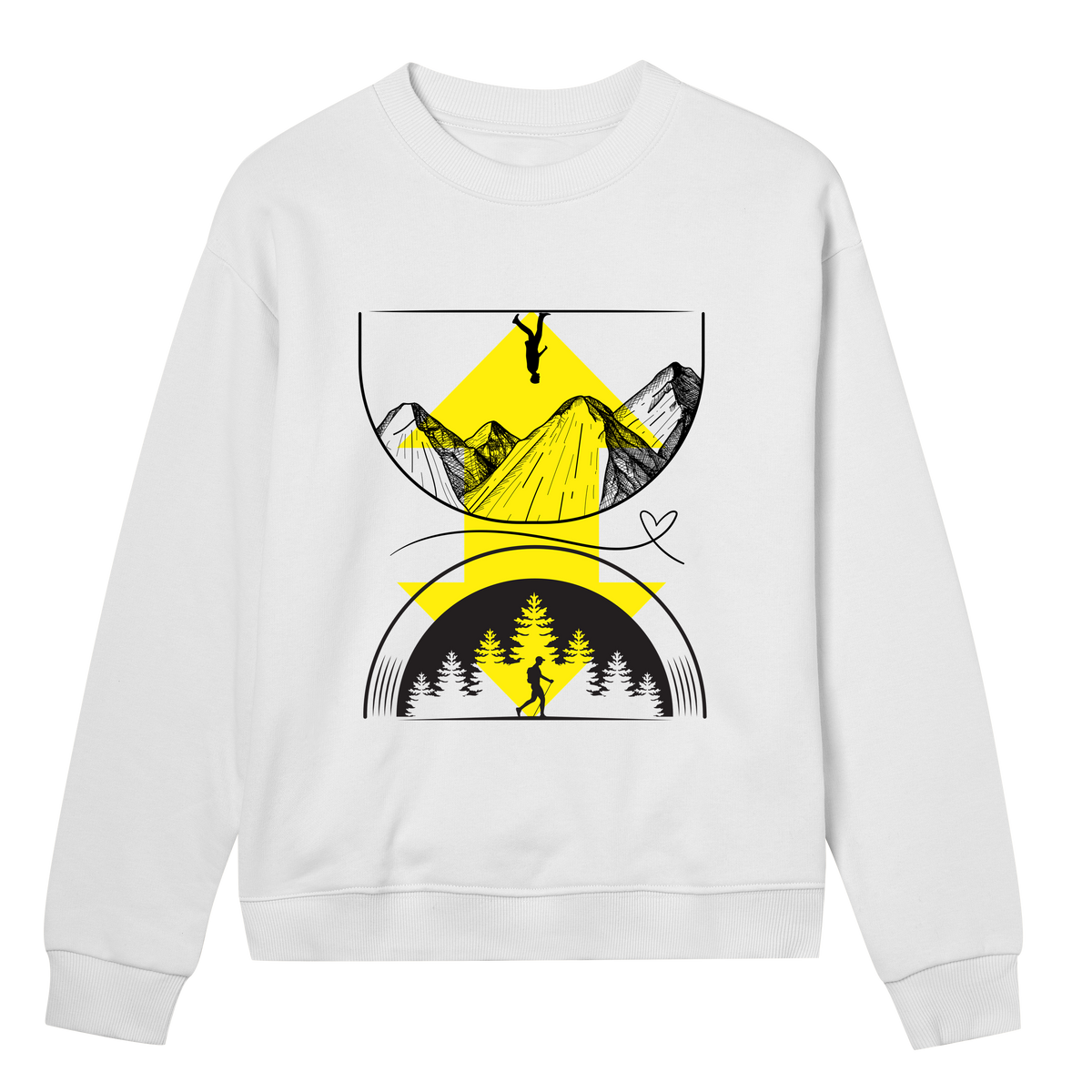 Nature’s Journey - Modern Explorer - Off white women - Sweatshirts