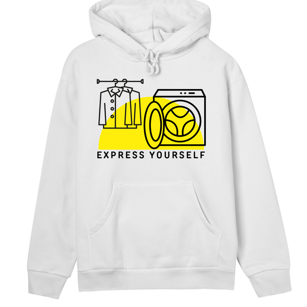 Wash & Wear - Bold Hoodie - Off white women - Hoodies