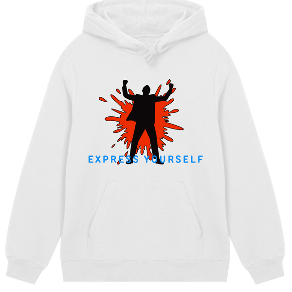 Bold and Energetic - The Express Yourself Hoodie - Off white men - Hoodies