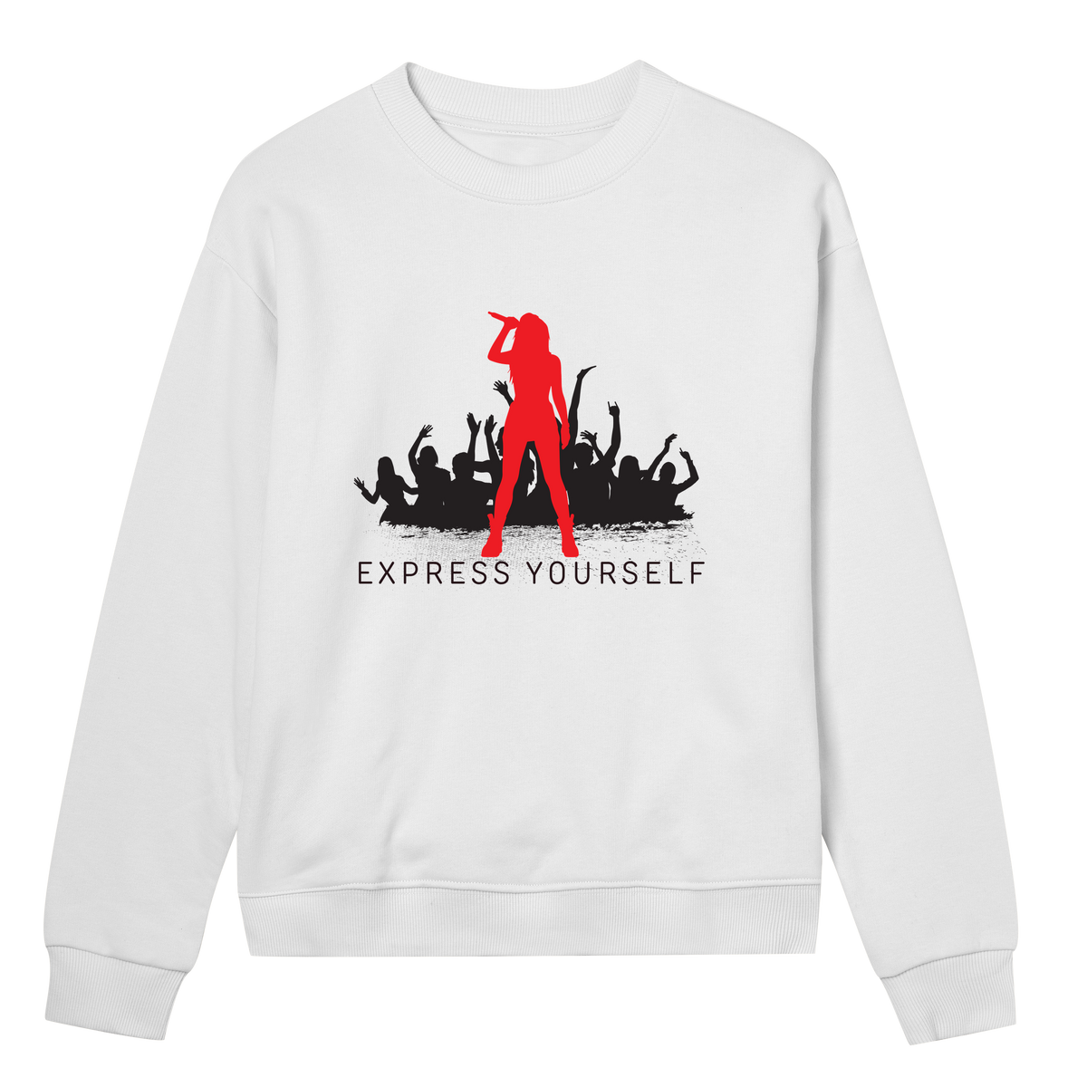 Rock the Stage - Express Yourself Sweatshirt - Off white women - Sweatshirts