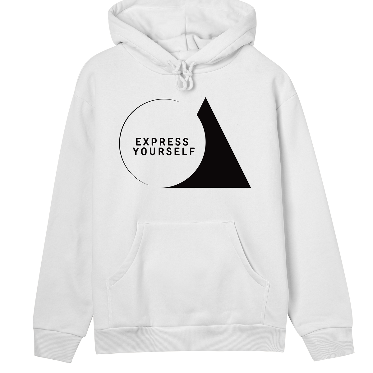 Geometric Boldness - Women's Expression Hoodie - Off white women - Hoodies