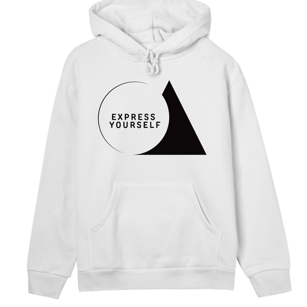 Geometric Boldness - Women's Expression Hoodie - Off white women - Hoodies