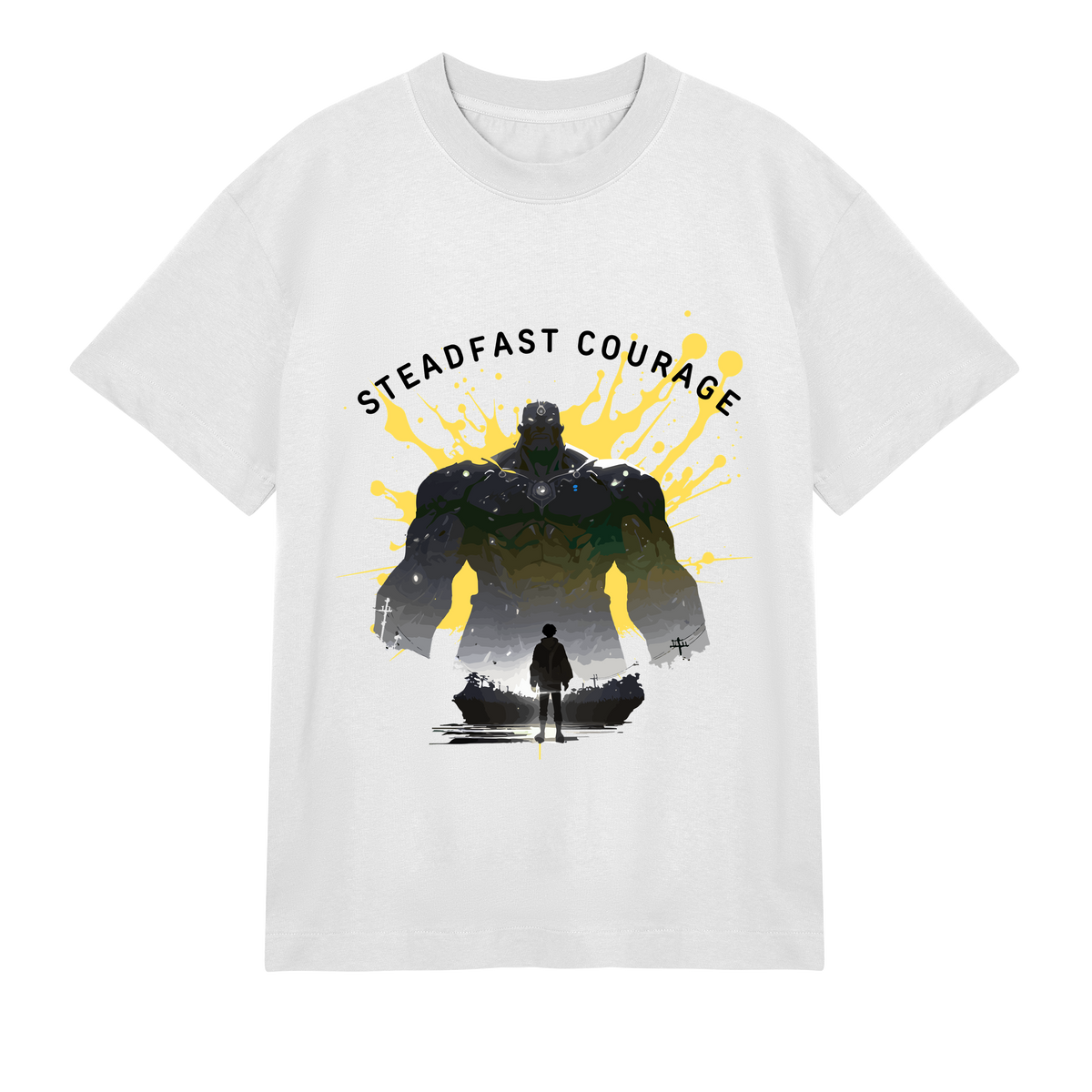 Unleash the Titan - Epic Showdown Tee - Off white men - T-Shirts