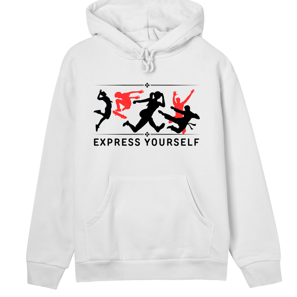 Energetic Shadows - Stylish Women's Hoodie - Off white women - Hoodies