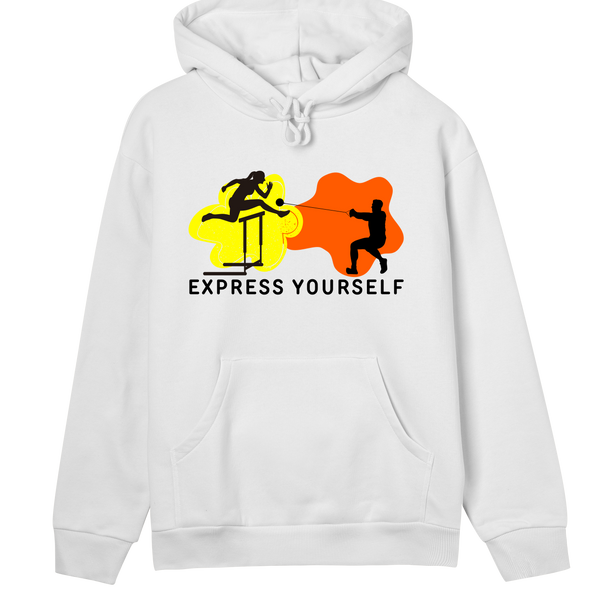 Sports Fusion - Express Yourself Hoodie - Off white women - Hoodies