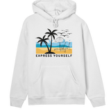 Palm Paradise - Your Beach-Side Vibe - Off white women - Hoodies