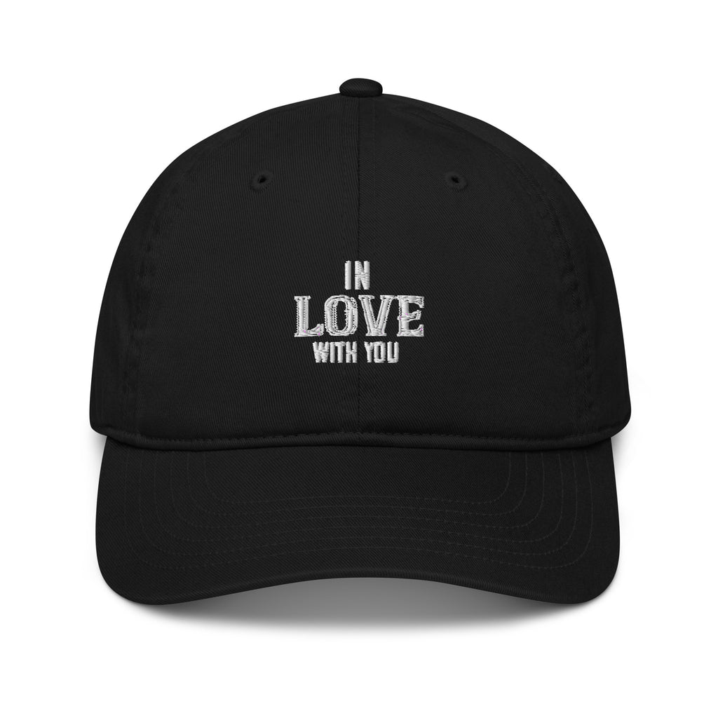 In Love With You - Organic Cotton Baseball - Black -