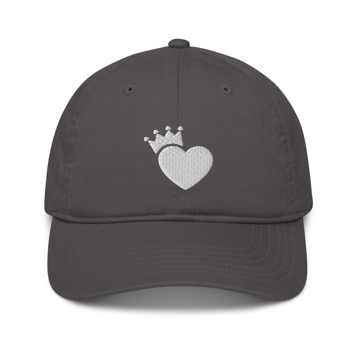 Regal Love - Heart Crown Baseball Hat - -