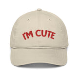 Cute and Sustainable - Organic Baseball Hat - - Hats