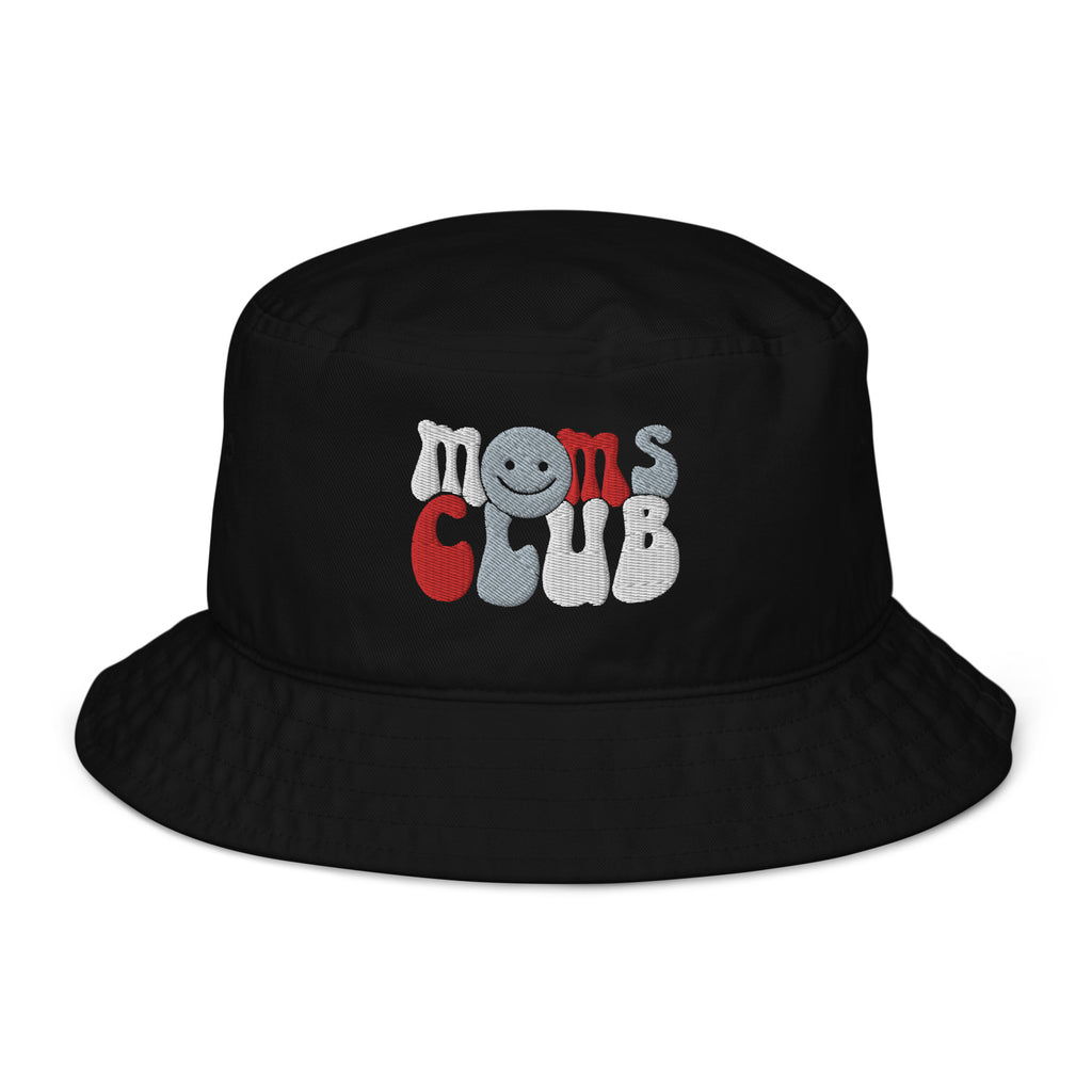 Groovy Moms Club Bucket Hat - Black -