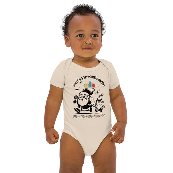 Santa's Favorite Helper - Baby Bodysuit - - Baby Bodysuit