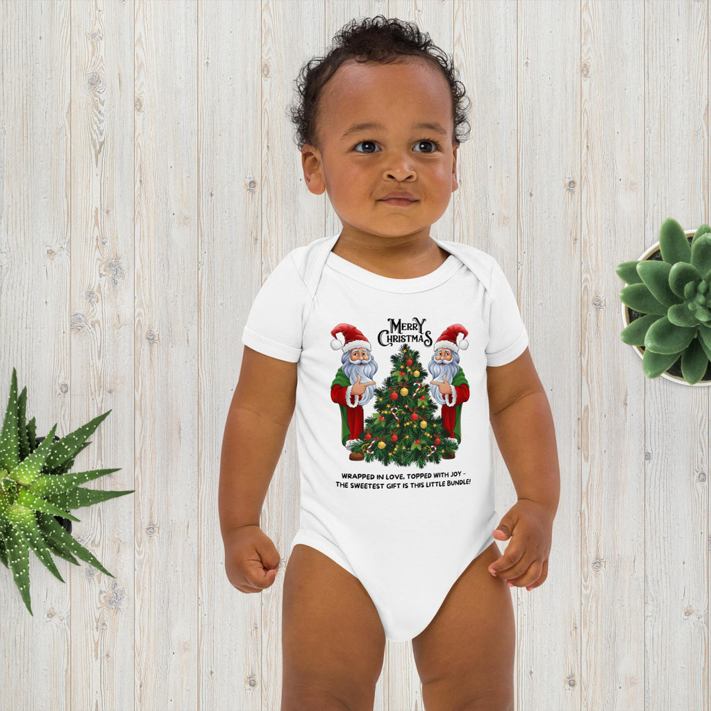 Santa's Sweetest Gift - Baby Bodysuit - White - Baby Bodysuit