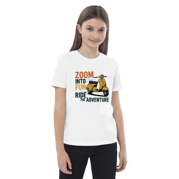 Zoom Into Fun – Adventure Scooter Tee - - Kids' T-shirts