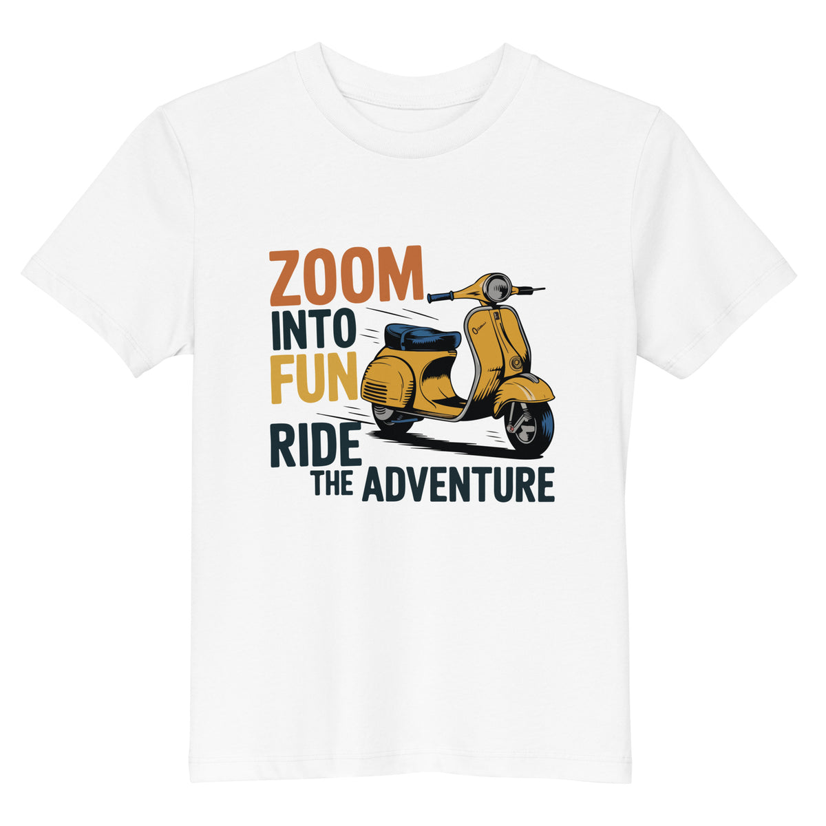 Zoom Into Fun – Adventure Scooter Tee - - Kids' T-shirts