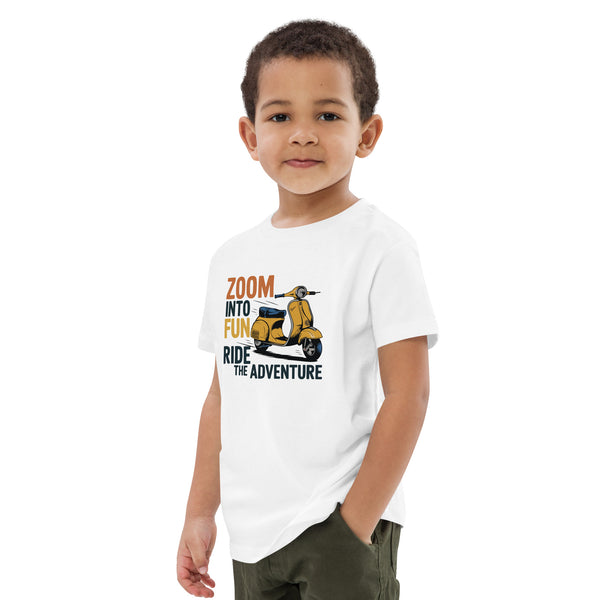 Zoom Into Fun – Adventure Scooter Tee - - Kids' T-shirts