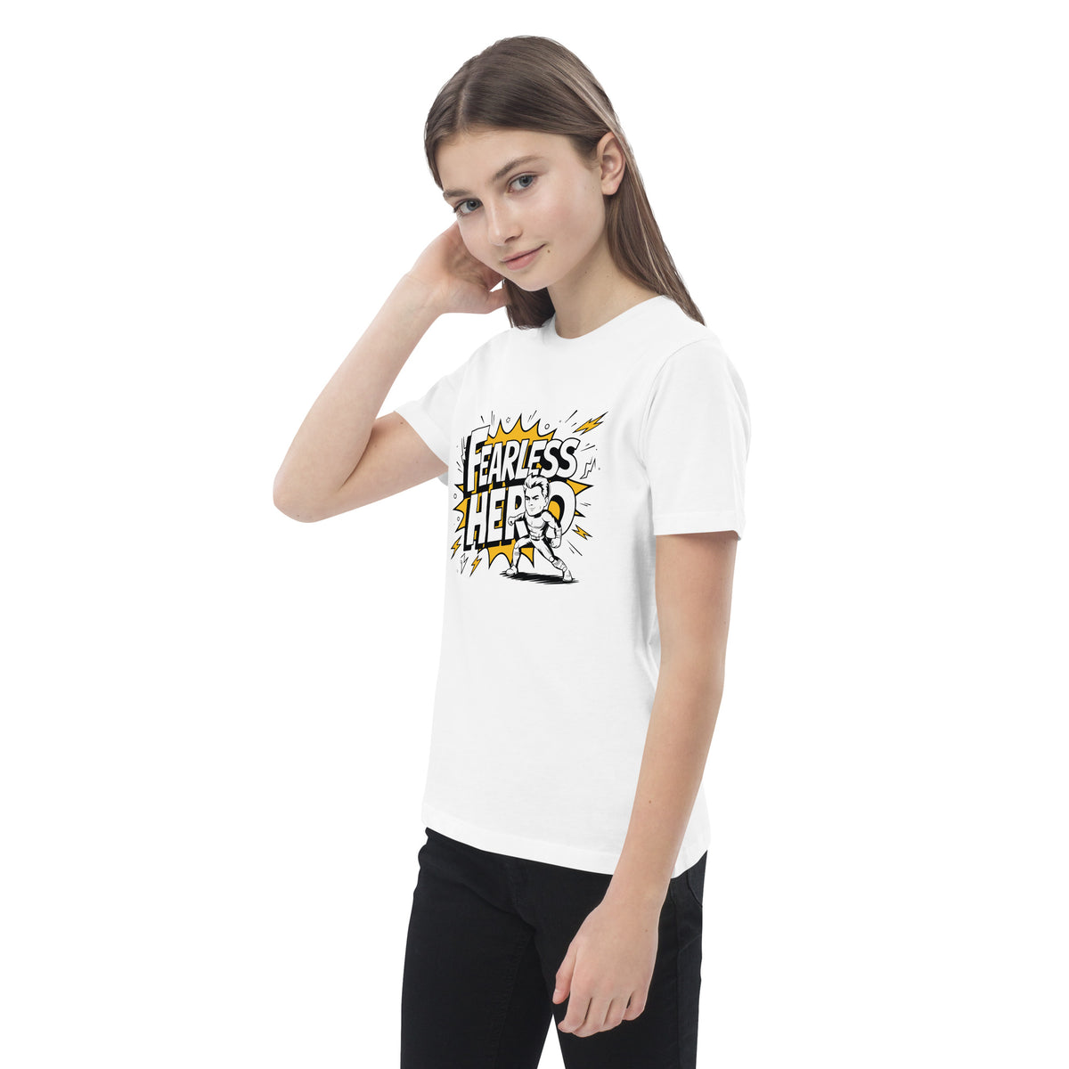 Fearless Hero – Bold Like a Kid Tee - - Kids' T-shirts
