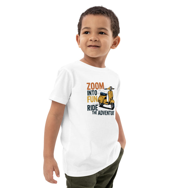Zoom Into Fun – Adventure Scooter Tee - - Kids' T-shirts