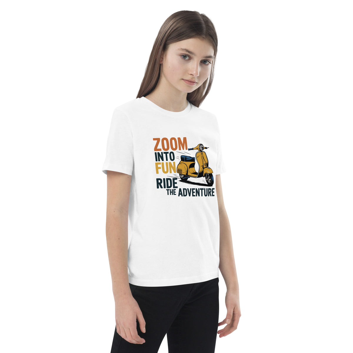 Zoom Into Fun – Adventure Scooter Tee - - Kids' T-shirts