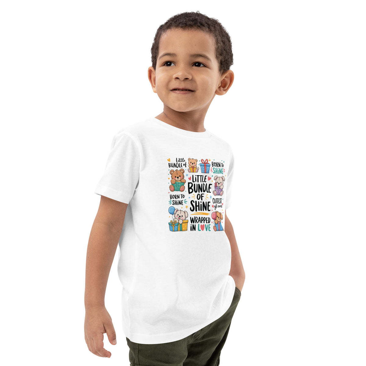 Little Bundle of Shine - Organic Cotton Kids T-Shirt - - Kids' T-Shirts