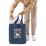 Love, Companionship, and Style - Pet Lovers’ Organic Tote Bag - - Tote Bags