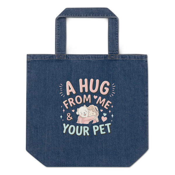 Love, Companionship, and Style - Pet Lovers’ Organic Tote Bag - - Tote Bags