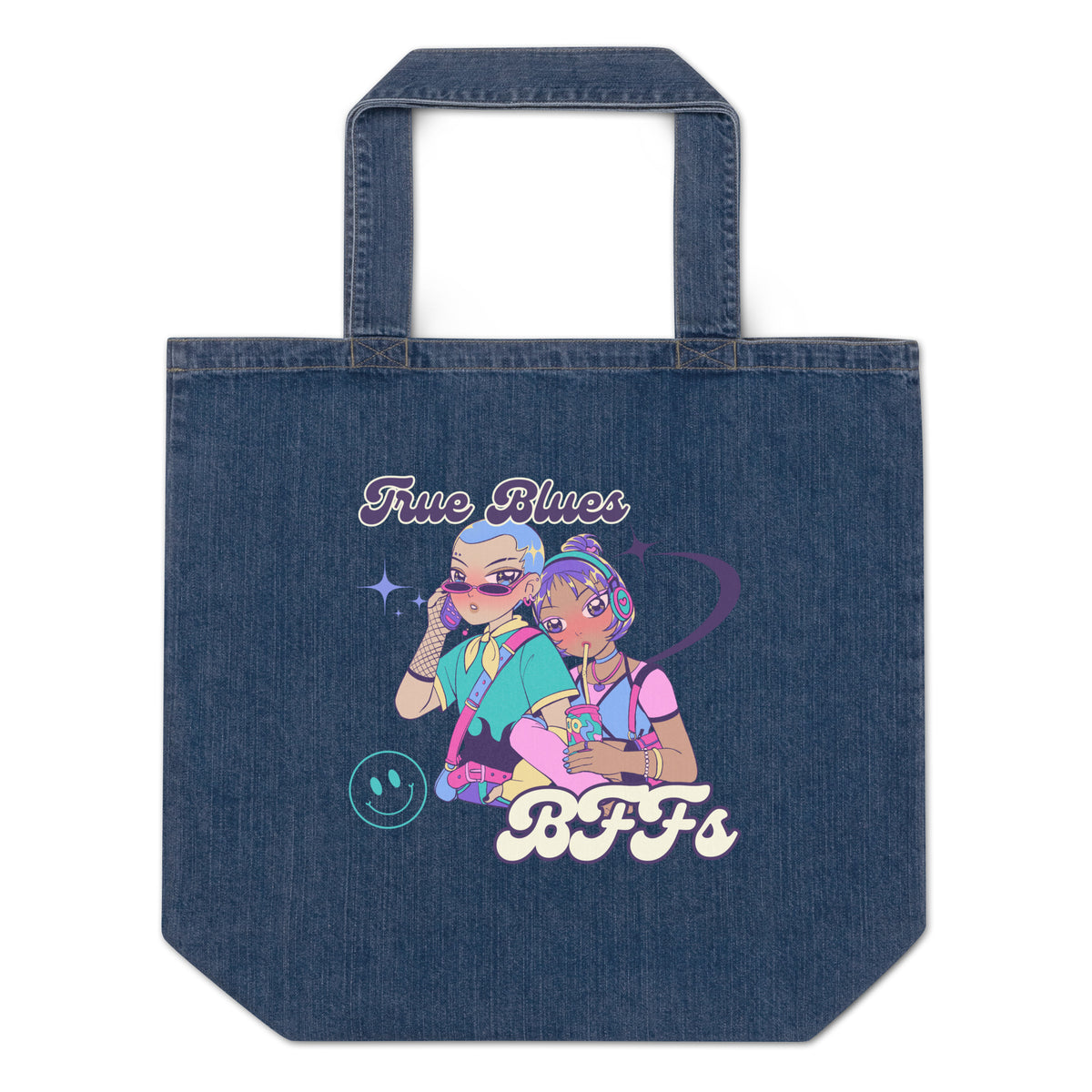 Retro Vibes for True Bestirs - Organic Tote Bag - Default Title - Tote Bags