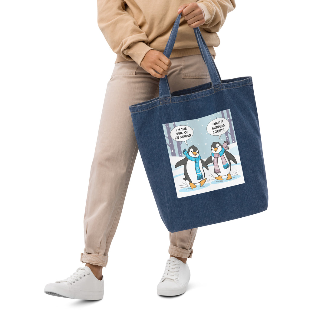 Penguin Pals: Best Friends Winter Tote - - Tote Bags