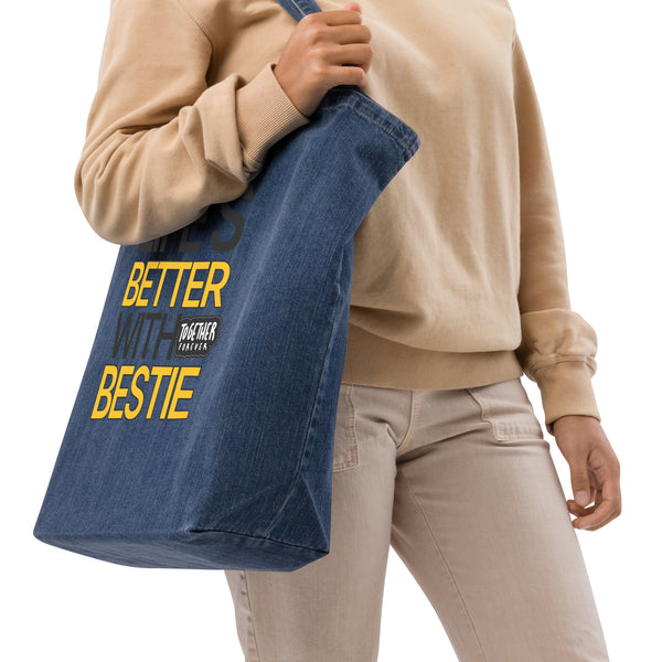 Better Together - Bestie Organic Tote - - Tote Bags