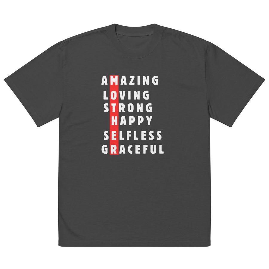 Gift Empowerment – Amazing & Strong Oversized Tee - - Print Material