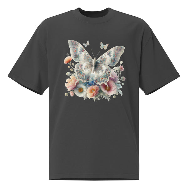 Butterfly Garden - Artful Floral Tee - - T-shirts