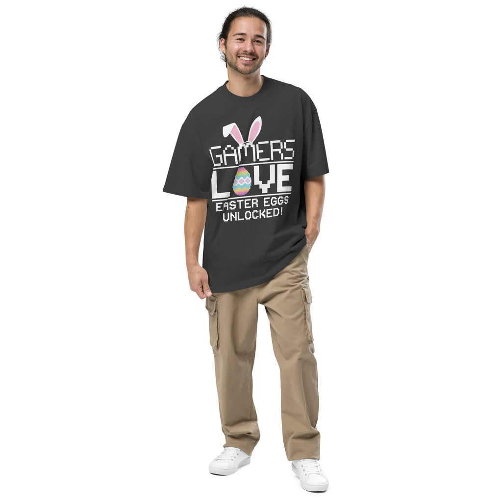 Gamers Love - Easter Edition - Faded Black - T-Shirt