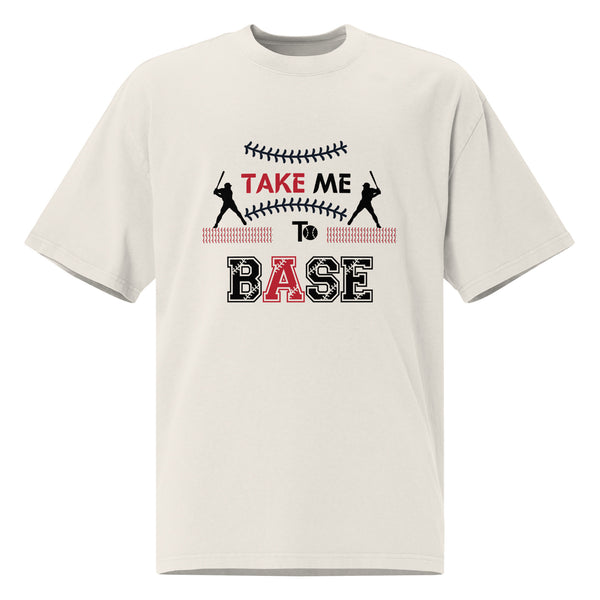 Baseball Dreams - Take Me to Base Oversized Tee - - T-shirts