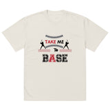 Baseball Dreams - Take Me to Base Oversized Tee - Faded Bone - T-shirts