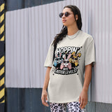 Easter Gamer Gift – Oversized Faded T-Shirt - Faded Bone - T-Shirts