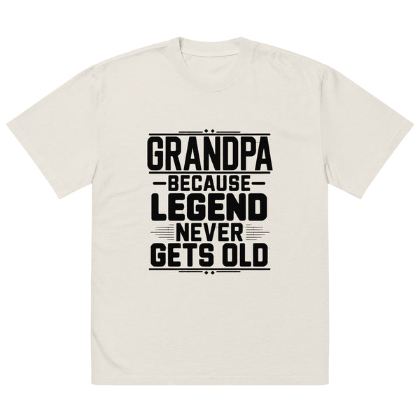 Grandpa: The Legend, The Legacy – A Tribute Tee - Faded Bone - T-Shirt