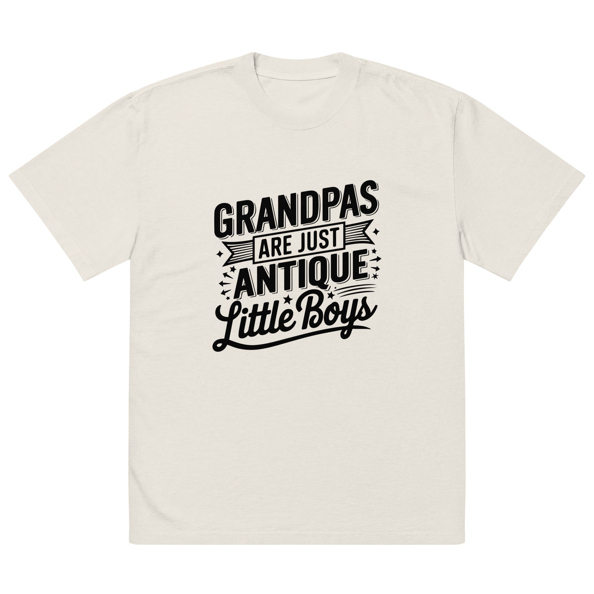 Grandpa: The Man, The Myth, The Legend – Timeless Tee - Faded Bone - T-Shirt