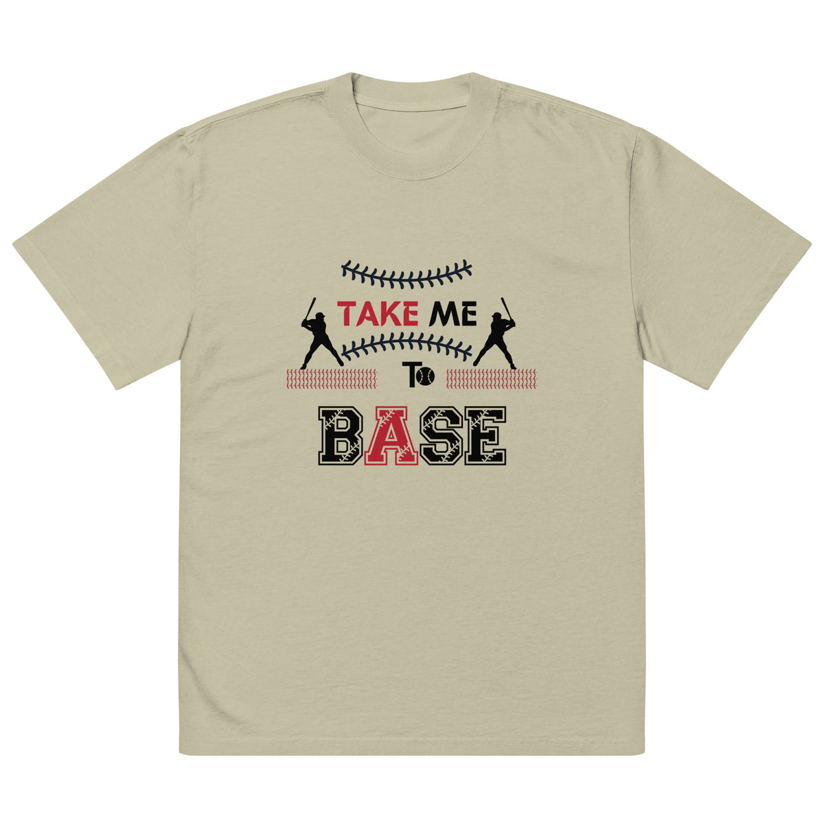 Baseball Dreams - Take Me to Base Oversized Tee - - T-shirts