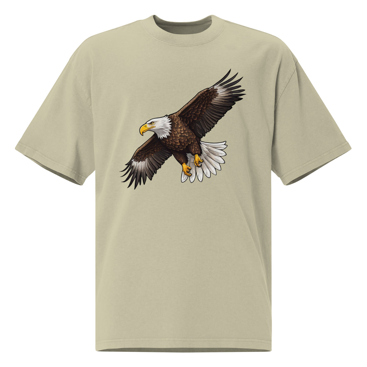 Freedom in Flight - Stunning Eagle Portrait Tee - - T-shirts