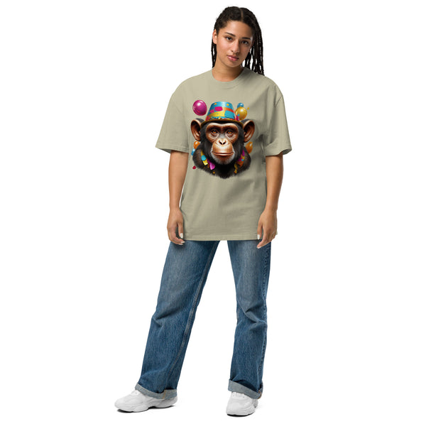 Happy Chimp - Celebratory T-Shirt - Faded Eucalyptus - T-shirts