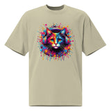 Groovy Cat - Vibrant Headphones Design - - T-shirts