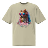 Chic Pup in Bloom - Vibrant Floral T-Shirt - - T-shirts